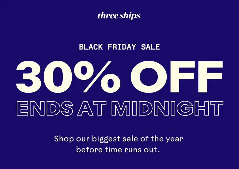 30% off Ends at Midnight