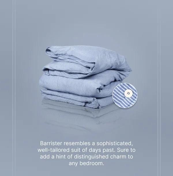 Barrister resembles a sophisticated, well-tailored suit of days past.