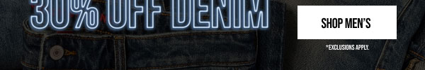 30% off denim Shop Men's