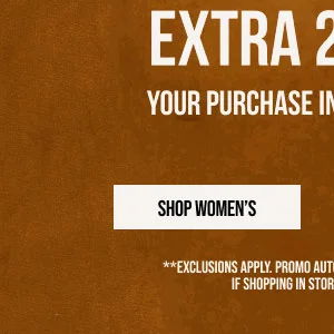 Extra 25% off Shop Women's