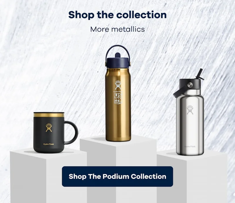 Shop the collection. More metallics. | Shop the Podium Collection