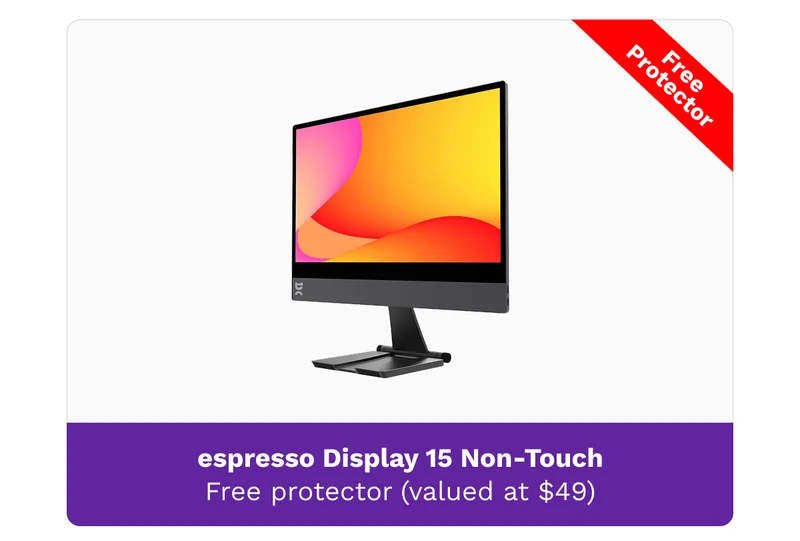 espresso Display 15 Non-Touch