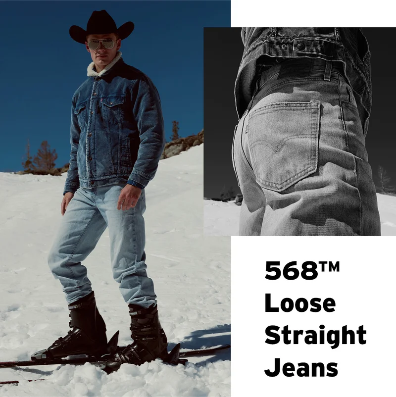 SHOP 568™LOOSE STRAIGHT JEANS