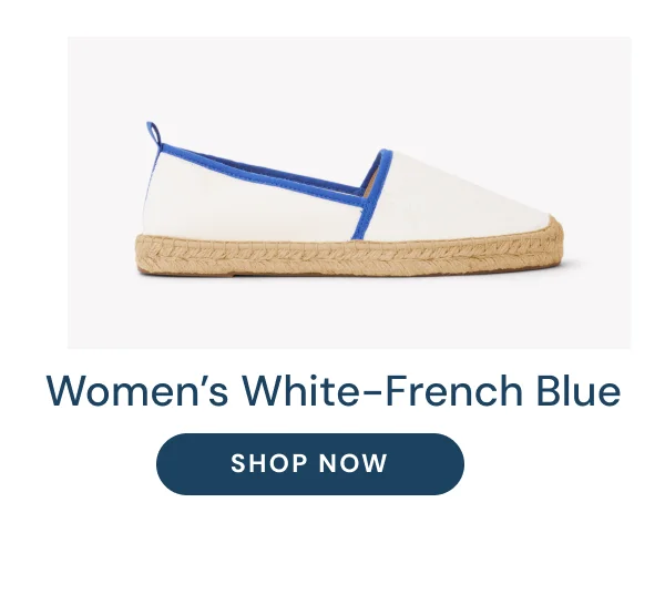 Women’s White-French Blue