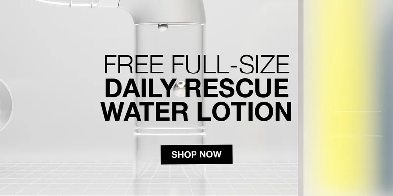 FREE FULL-SIZE DAILY RESCUE WATER LOTION | SHOP NOW
