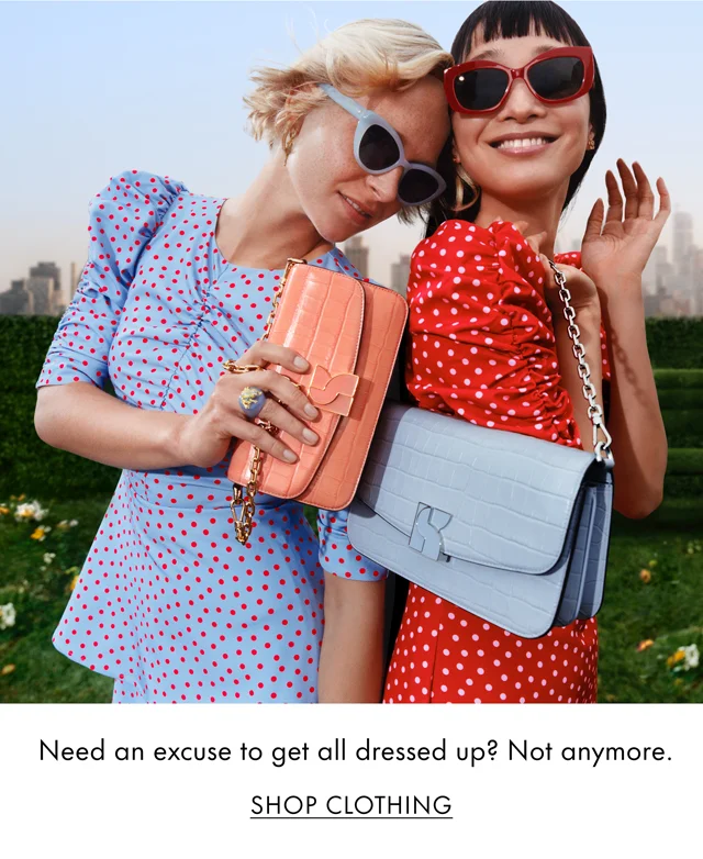 Need an excuse to get all dressed up? Not anymore. SHOP CLOTHING