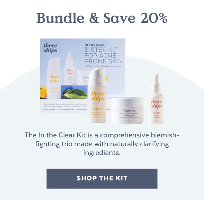20% Off In The Clear 3-Step Kit