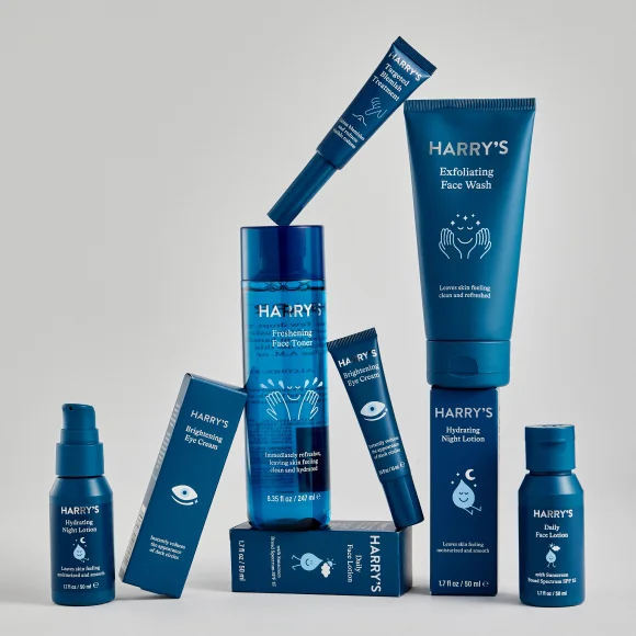 Harry's face care products