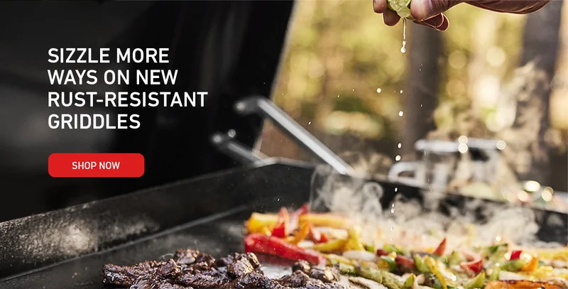 Sizzle More Ways on New Rust-resistant Griddles