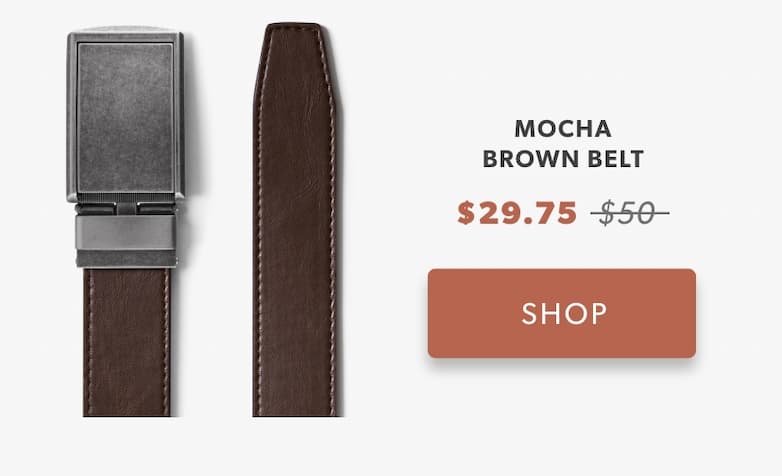 Shop Mocha Brown Belt