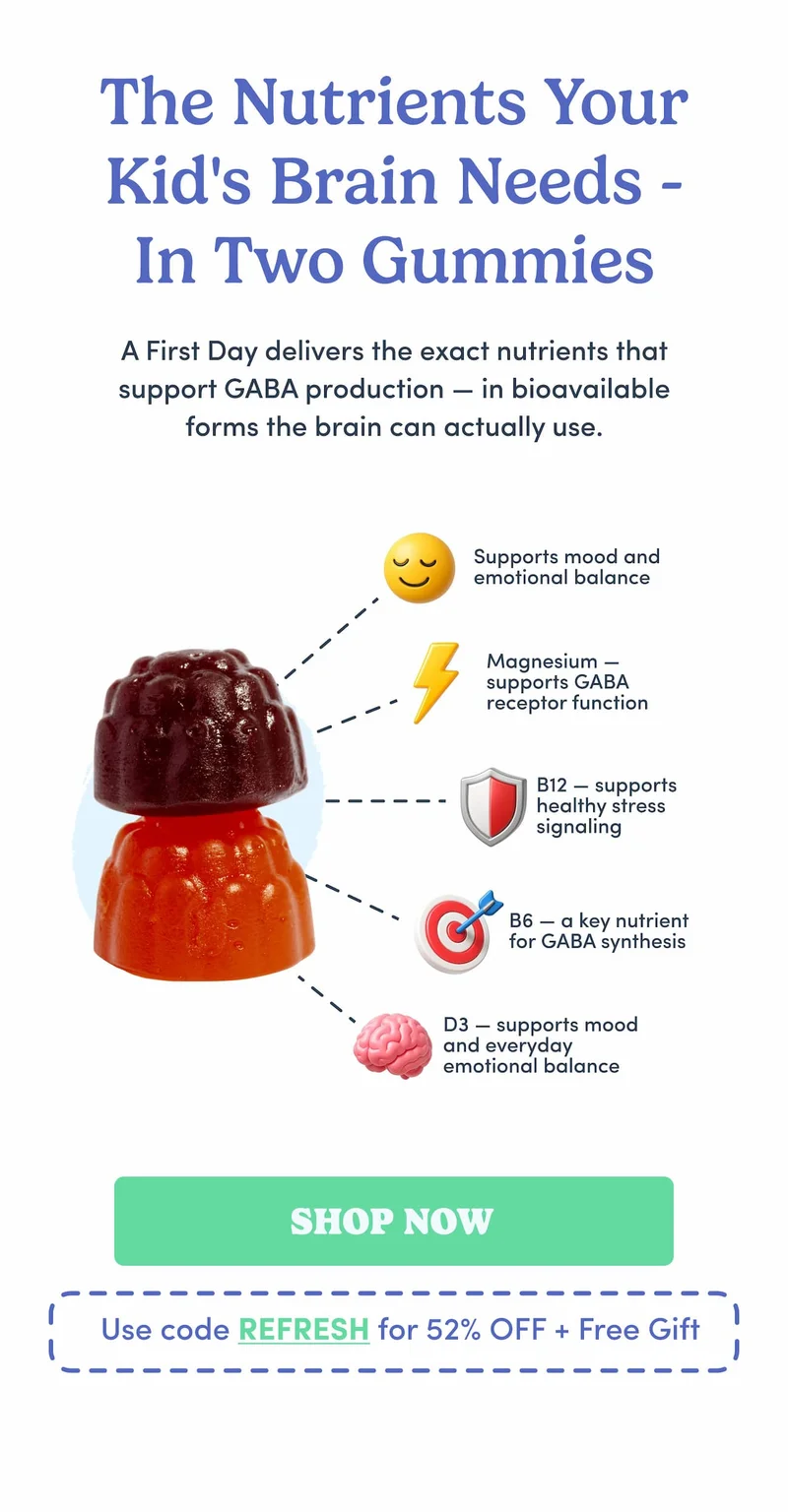 The Nutrients Your Kid's Brain Needs - In Two Gummies