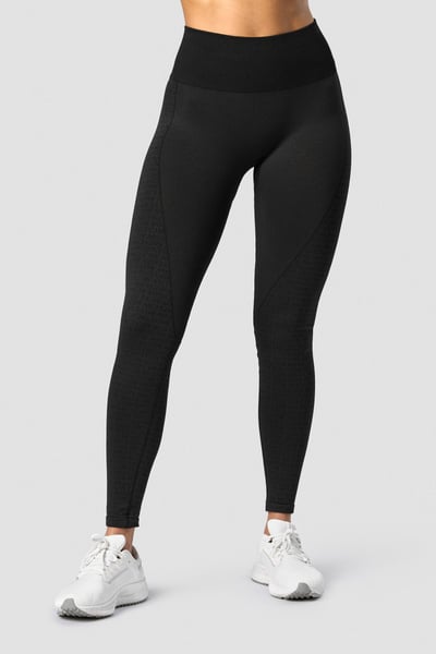 Image of Signature Seamless Tights Black