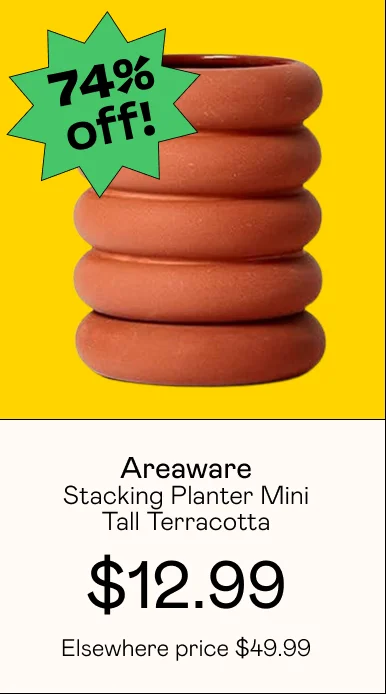 Stacking Planter Mini - Tall Terracotta