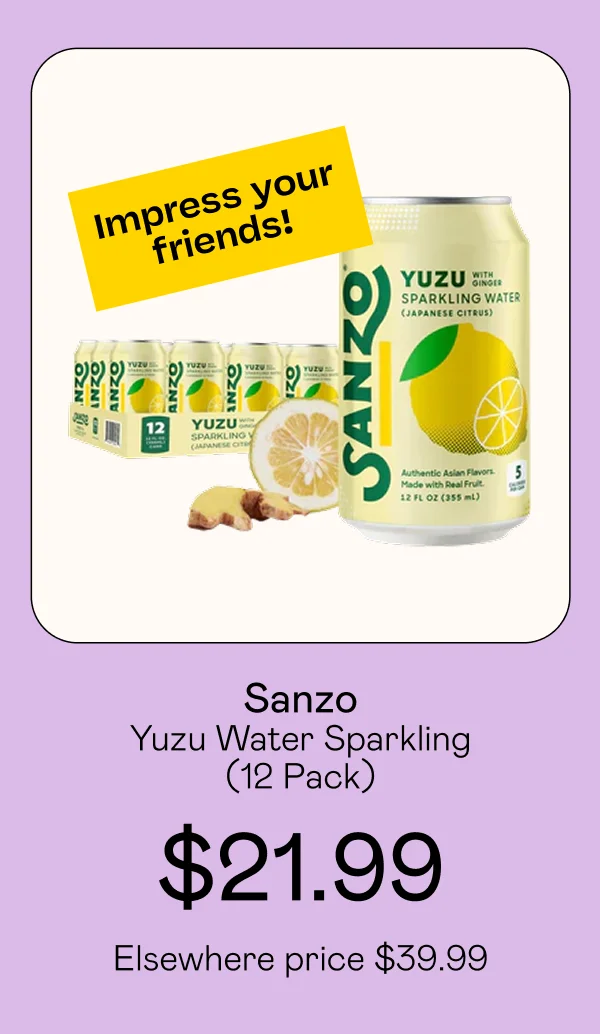Yuzu Water Sparkling (12 Pack)