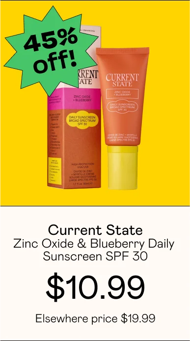 Zinc Oxide and Blueberry Daily Sunscreen Broad Spectrum SPF 30