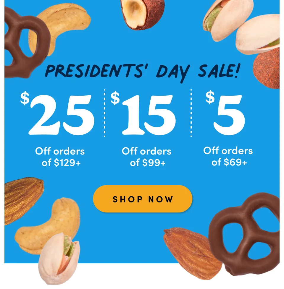 President Sale; $5 Off $69+, $15 Off $99+, $25 Off $129+ ; SHOP NOW