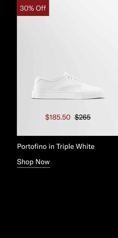 TRAVEL COMPANIONS Portofino in Triple White. Shop Now