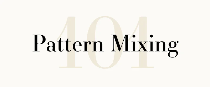 101 Pattern Mixing