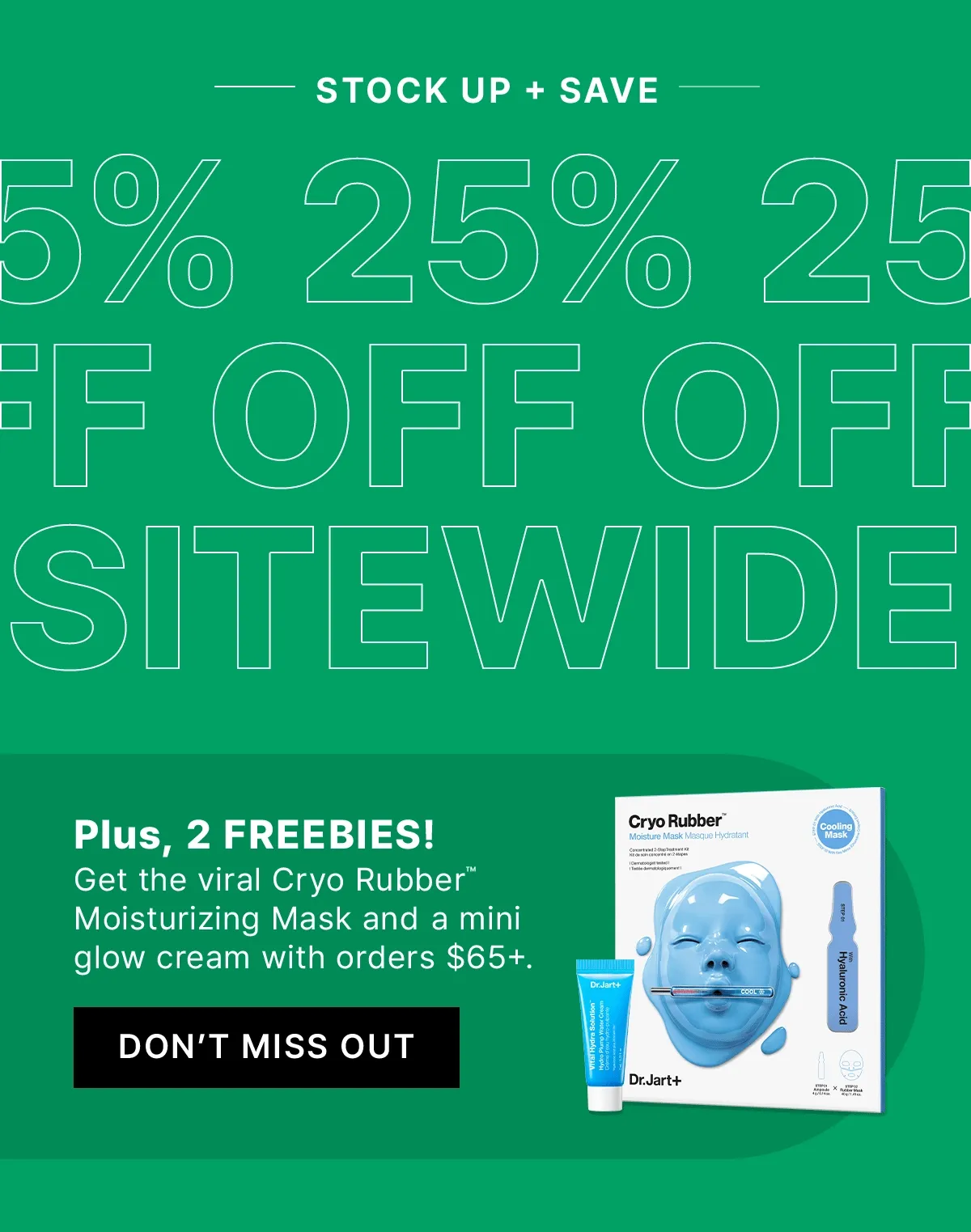 Calling all sensitive skin types. Get 3 free Cicapair full sizes with orders $65+.