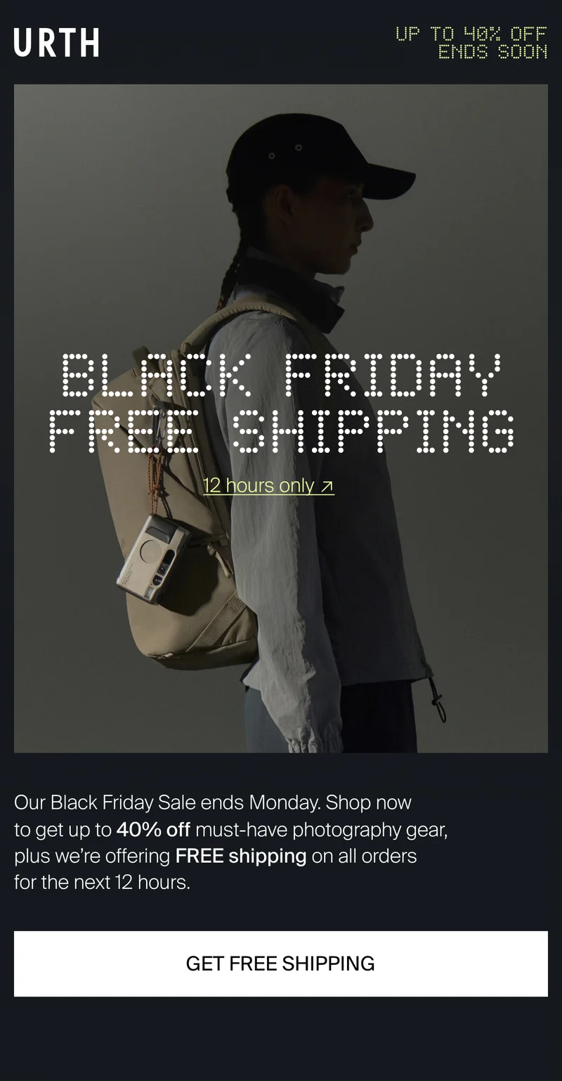Black Friday — Shop up to 40% off