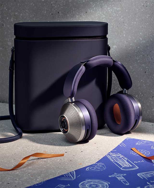 Dyson Zone headphones with Explorer case.