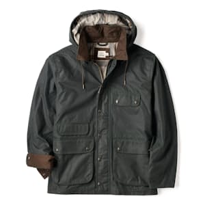 Flannel-Lined Waxed Hudson Jacket