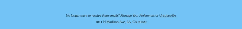 Manage Preferences