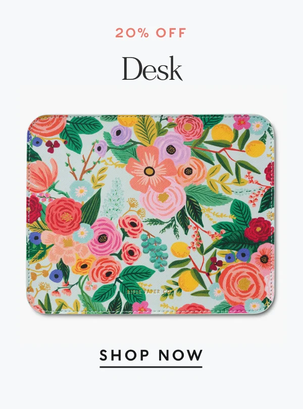 20% Off Desk and Journals