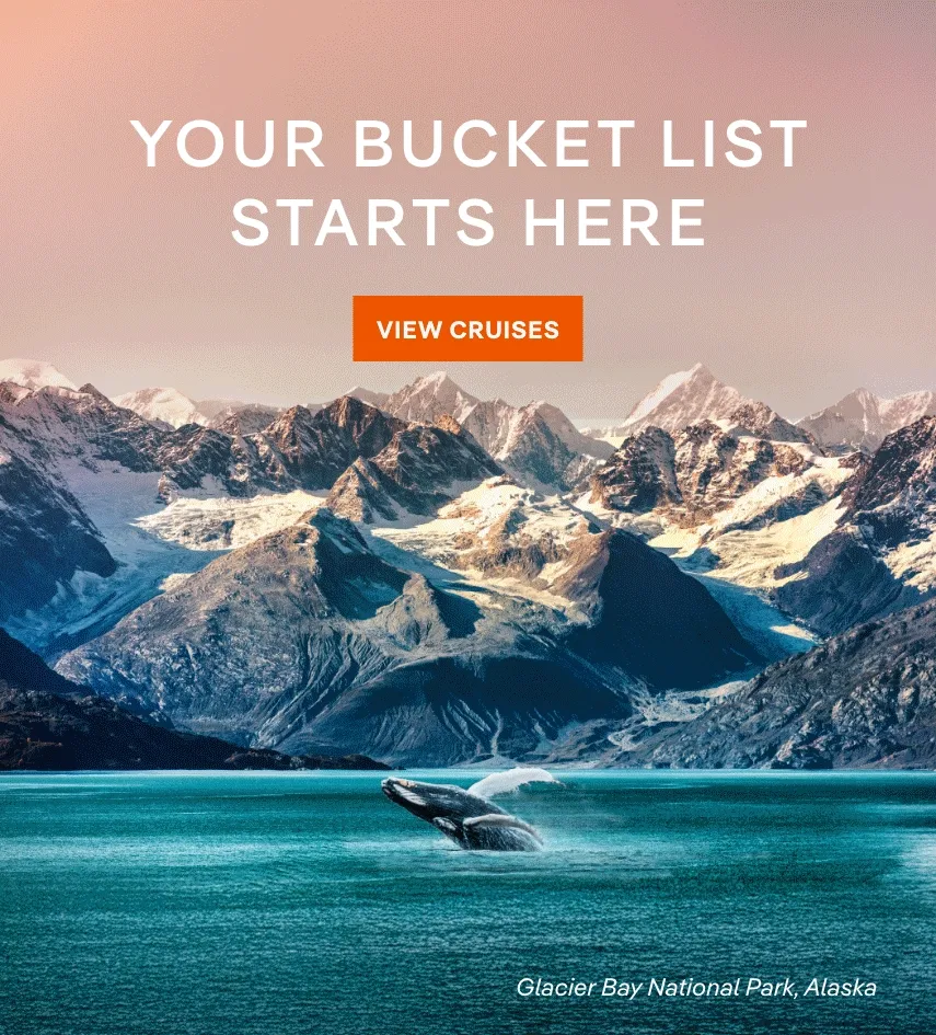 Your Bucket List Starts Here – Click to View Cruises & Book Now (Pictured: Prince William Sound, Alaska; Flaam, Norway; Santorini, Greece; Busan, South Korea)
