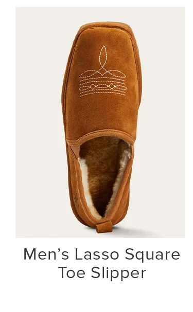Men’s Lasso Square Toe Slipper