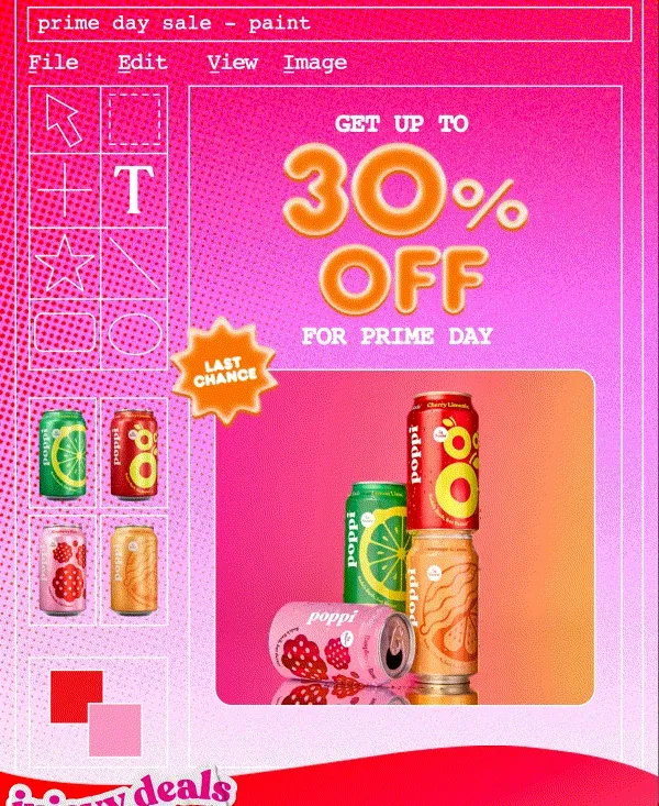 get up to 30% off for prime day