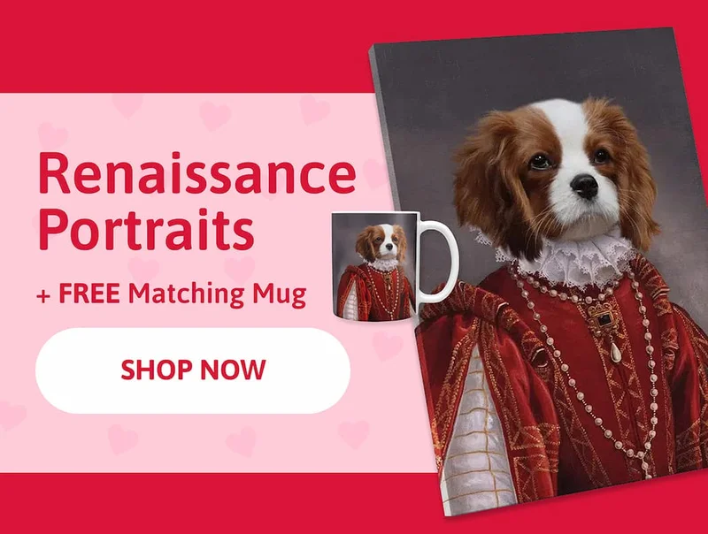 Renaissance Pet Portrait + FREE Mug