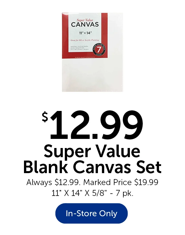 7 Pack Canvas Set