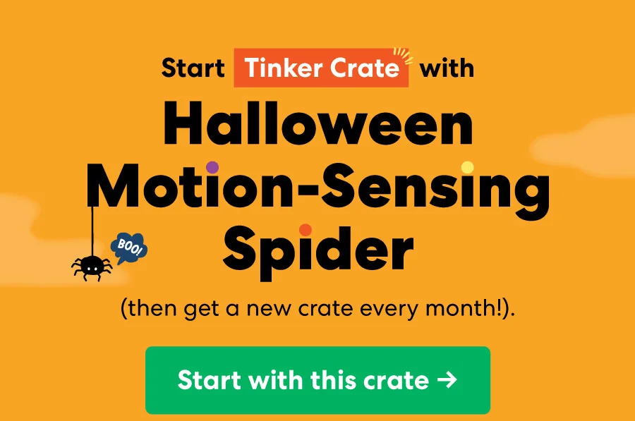 Get into the spooky spirit with the NEW Halloween Motion-Sensing Spider.
