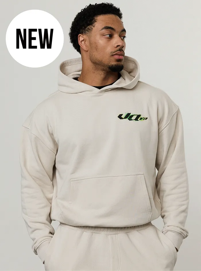ACID OFF WHITE OVERSIZED HOODIE