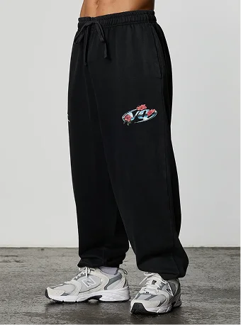 VQ x Shintaro Hibiscus Oversized Sweatpants