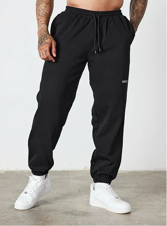 Vanquish Essential Black Oversized Sweatpants