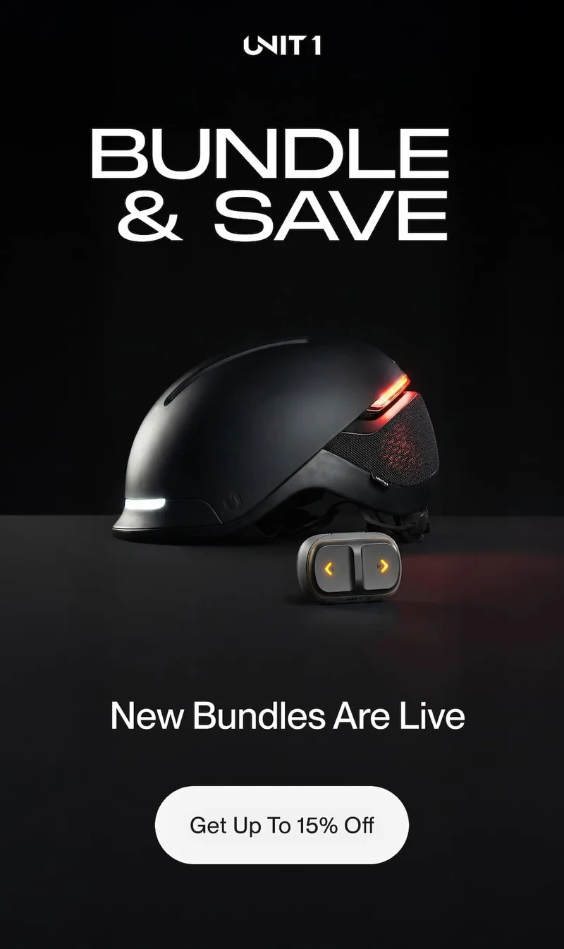 UNIT 1 Bundle & Save – Smart helmet with remote control. New bundles are live. Get up to 15% off.