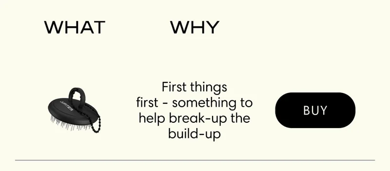 First things first - something to help break-up the build-up | buy