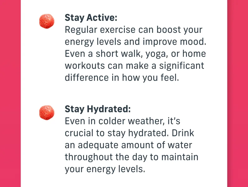 Stay active