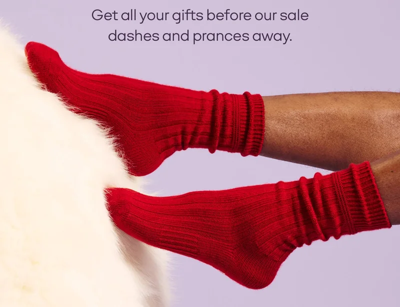 Get all your gifts before our sale dashes and prances away.