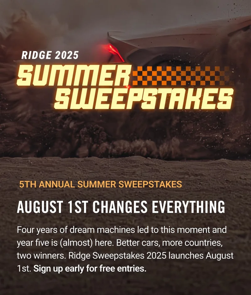 2025 Summer Sweepstakes