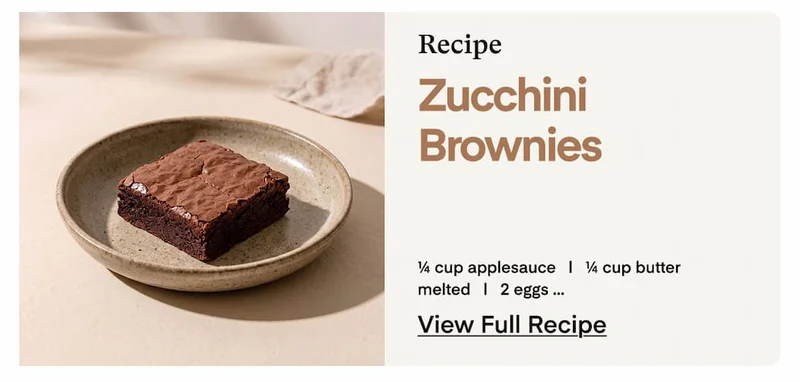 Zucchini Brownies
