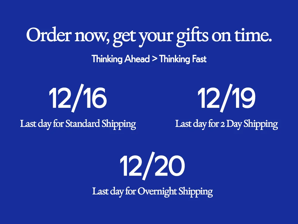 Holiday Shipping Cutoffs 2024