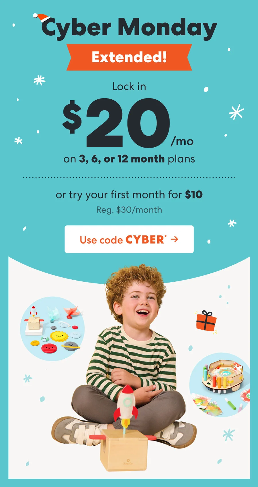 Cyber Monday starts NOW!