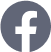 A white lowercase letter f is centered within a dark gray circle, representing the Facebook logo.
