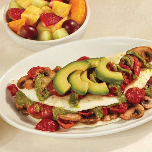 Pesto Veggie Omelette
