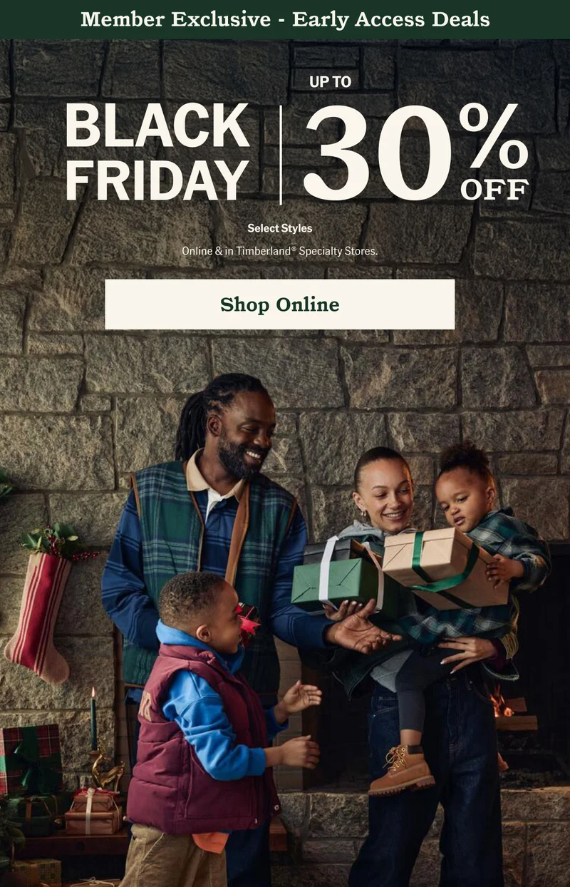 Black Friday - Up to 30% Off Select Styles. Shop Online.