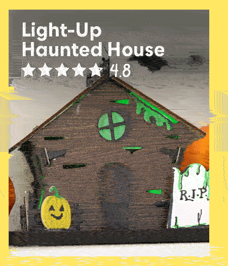 Light-Up Haunted House