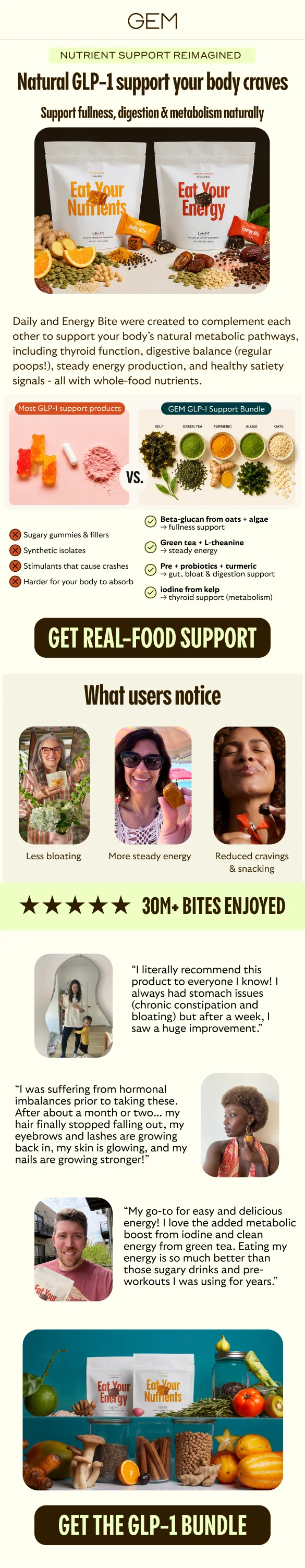 GLP1 Support from real food